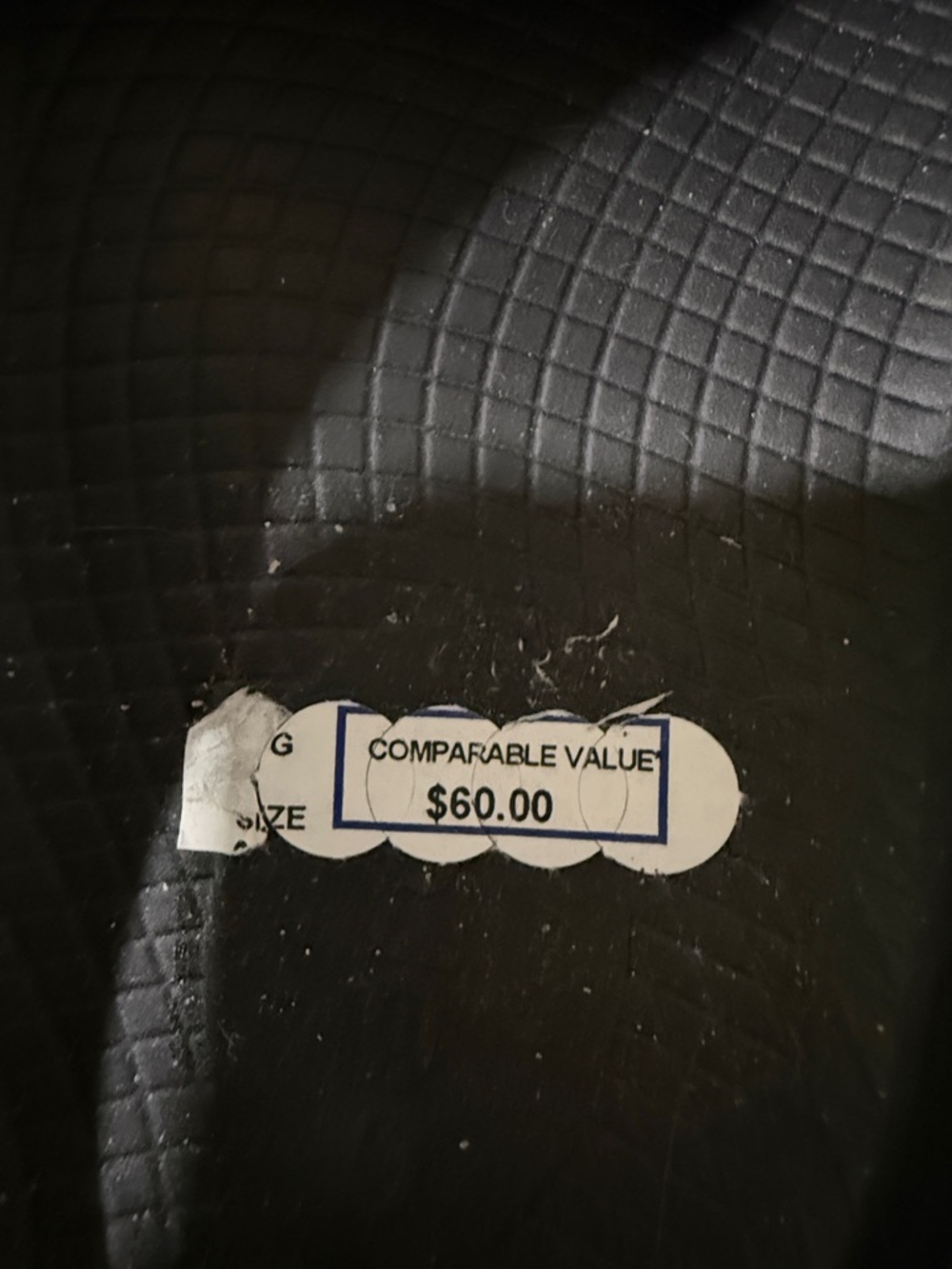 OOFOS Unisex Black Croc-Embossed Slip-On Clog W6/M4 - Picture 6 of 9